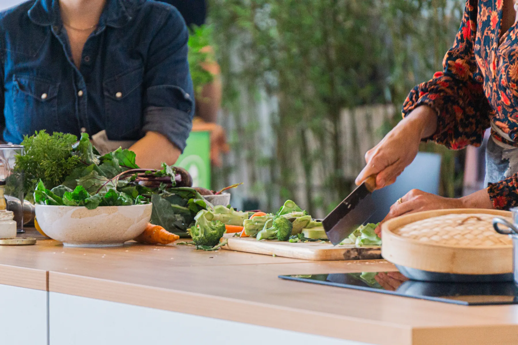 Showcooking con verduras de temporada